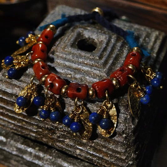 Lapis lazuli Crystal Bracelet - Celestial Melody